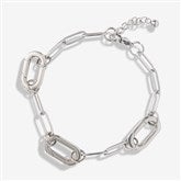 Paperclip Bracelet - Silver