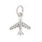 Airplane Charm - Silver