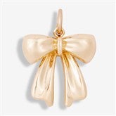 Kittenish Bow Charm - Gold