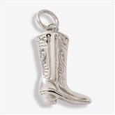Kittenish Cowboy Boot - Silver