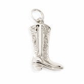 Kittenish Cowboy Boot - Silver