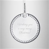 Crystal Disc Ornament