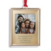 Gold Photo Ornament