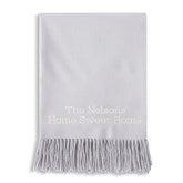 Grey Throw- Write Your Own