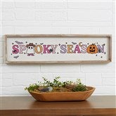 30x8 Whitewashed Frame