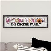 30x8 Blackwashed Frame