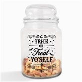 Pinkoween Glass Treat Jar