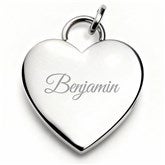 Heart Charm - Silver