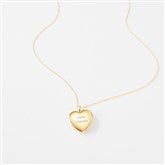 Gold Heart Locket