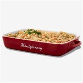 Engraved Ceramic Casserole Baking Dish - 56618