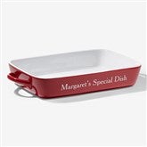 Engraved Ceramic Casserole Baking Dish - 56618