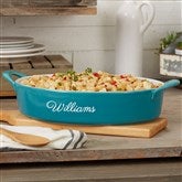 Turquoise Oval Baker