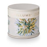 White Tin Candle