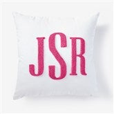 Personalized Punch Needle Monogram Pillow  - 56951D