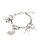 5 Charm Bracelet - Silver