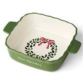 Evergreen Square Dish