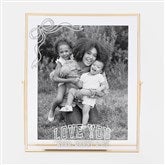 Engraved Gold Floating 8x10 Bow Frame by Jessie James Decker - 57324