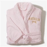 Embroidered Bow Youth Fleece Robe by Jessie James Decker - 57327