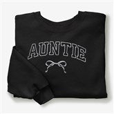 Embroidered Bow Adult Sweatshirt by Jessie James Decker - 57330