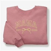 Embroidered Bow Adult Sweatshirt by Jessie James Decker - 57330