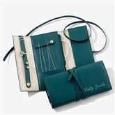 Yours Truly Personalized Leatherette Jewelry Roll  - 57463