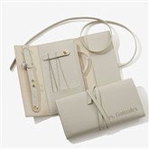 Yours Truly Personalized Leatherette Jewelry Roll  - 57463
