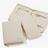 Yours Truly Personalized Leatherette Bifold Jewelry Case  - 57466