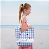 Watercolor Freedom Personalized Terry Cloth Beach Bag - 57665