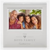 Engraved Silver Uptown 4x6 Picture Frame by Nikki Boyd - 58208