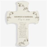 Marriage Blessings Personalized Wedding Wall Cross - 6887