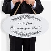 Personalized Wedding Oval Wood Sign - Write Your Own - 16646
