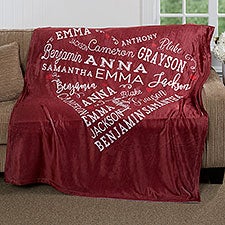 Personalized Blankets - Close To Her Heart - 16802