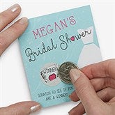 Personalized Bridal Shower Scratch Off Game - The Dress - 16833