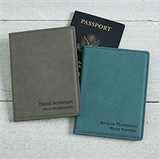 Personalized Passport Holder - Signature Series - 16957