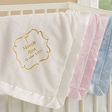 Embroidered Religious Keepsake Baby Blankets - Joyful Blessing - 17402