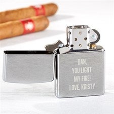 Personalized Zippo Windproof Lighter - Write Your Own - 17533