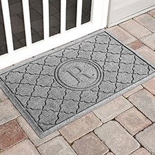 Personalized Monogram AquaShield Molded Doormat - Bombay Monogram - 17708D