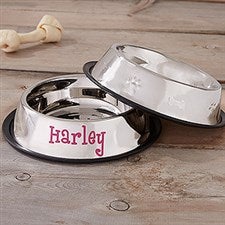 Personalized Dog Bowls - Stainless Steel - 18112