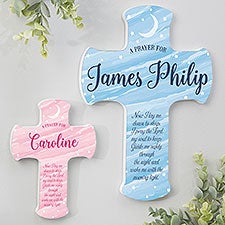 Children's Bedtime Prayer - Personalized Cross - 18245