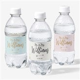 Personalized Water Bottle Labels - Sparkling Love - 18921