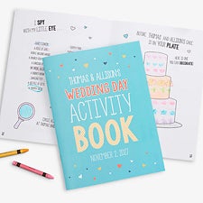 Wedding Day Personalized Coloring Activity Book - 19580