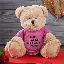 Personalized Teddy Bear With Message - 19588