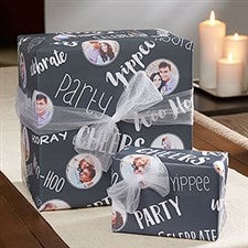 Personalized Wrapping Paper - Romantic Photo Collage - 20016