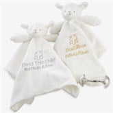 Christening Lamb Personalized Security Blanket - 20045