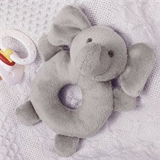 Grey Elephant Baby Rattle - 20263