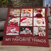 Personalized Photo Blanket - My Favorite Things - 20264