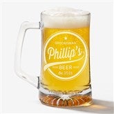 Personalized Beer Mugs For Groomsmen - Beer Label - 20401