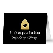 Personalized There's No Place Like Home Greeting Card - 20448