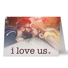 Personalized Photo Card - I Love Us - 20454