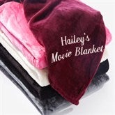 Personalized Embroidered Fleece Blankets For Her - 21150